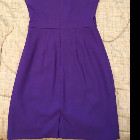 J Crew Suiting Wool Purple Dress Size 2 - Picture 8 of 10